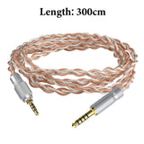 Geekria Apollo Silver-Plated Upgrade 4.4mm to 3.5mm Audio Cable Compatible with Sony MDR-MV1 MDR-M1 MDR-M1ST Headphones Replacement Cord With Threaded Knob Locking Device (9.8ft / 3m)