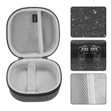 Geekria Hard Shell Carrying Case Compatible with Bose SoundLink Micro II Bluetooth Speaker, Portable Travel Bag with Cable Storage, Protective Cover with Keychain Hook (Dark Grey)