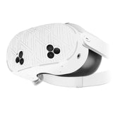 Geekria Silicone VR Headset Protective Shell Compatible with Meta Quest 3S, Light & Durable Front Face Cover Accessories, Anti Slip Scratchproof Sleeve Comprehensive Protection for VR