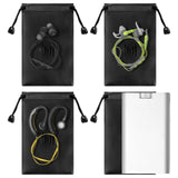 Geekria Bluetooth Headsets Carrying Bag for Airpods 2&1, Bose SoundSport, QC20, / Universal Earbuds Protection Pouch / Portable Travel Bag (Small)
