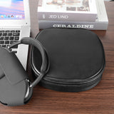 Geekria Headphones Pouch Compatible with AirPods Max Case, Soft Shell Replacement Protective Travel Carrying Bag with Cable Storage (Black)