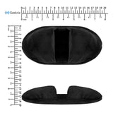 Geekria Velour Headband Pressure Relief Pad Compatible with AKG K701, SONY MDR-7506, AUNE AR5000, HIFIMAN Arya, Lightspeed Zulu 3 and Lightspeed Sierra, Bose A20 X A10 Headphones ( Black )