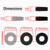 Geekria Precision Rings, Aim Assist Motion Controller Suitable for PlayStation 5, PS5, Xbox One / Series X, Switch Pro, Control (12 Rings)