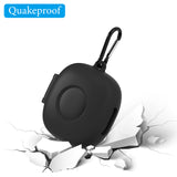 Geekria Silicone Case Cover Compatible with Soundcore by Anker Sport X20 True Wireless Earbuds, Protective Earphones Skin Cover with Keychain Hook, Charging Port Accessible (Black)