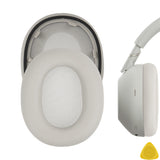 Geekria Replacement Ear Pads for Sony WH-1000XM6 Wireless Noise Canceling Headphones Ear Cushions, Repair Parts (Platinum Silver)