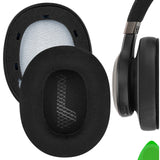 Geekria Comfort Hybrid Velour Replacement Ear Pads for JBL Live 650 BTNC, Lifestyle E65BTNC, Duet NC, Live 660 BTNC Headphones Ear Cushions (Black)