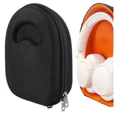 Geekria Shield Headphones Case Compatible with JBL TUNE 770/760/750NC, TUNE 720BT, Live 770NC, Replacement Hard Shell Travel Carrying Bag with Cable Storage (Black)