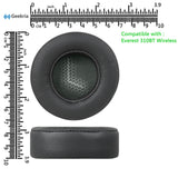 Geekria QuickFit Replacement Ear Pads for JBL Everest 310BT Wireless Headphones Ear Cushions, Repair Parts (Titanium Grey)