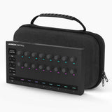 Geekria Hard Shell Travel Case Compatible with Novation Launch Control 3, Audio Mixer Carrying Bag (Dark Gray)