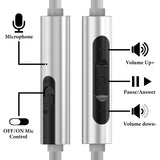 Geekria Audio Cable with Mic Compatible with Skullcandy Hesh Evo/ANC/3, Crusher Wireless, Venue, Riff 2, 3.5mm Aux Replacement Stereo Cord with Inline Microphone (4 ft / 1.2 m)