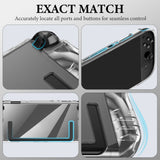 Geekria Protective Case Compatible with Nintendo Switch 2 Console, Hard Transparent Cover, Split Design Shockproof Anti-Scratch Shell, Game Accessories (Clear)