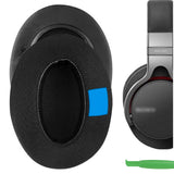 Geekria PRO Extra Thick Cooling Gel Replacement Ear Pads for Sony MDR-1ABT, MDR-1RBT, MDR-1RNC Headphones Ear Cushions, Headset Earpads, Ear Cups Cover Repair Parts (Black)
