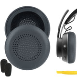 Geekria Replacement Ear Pads for Logitech Zone Wireless/Plus/900 Headset (Do Not Fit Zone Wired/750/Wireless 2) Headphones Ear Cushions (Titanium)