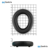 Geekria Replacement Ear Pads for Beyerdynamic AVENTHO 300 Headphones Ear Cushions, Repair Parts (Black)