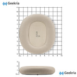 Geekria Elite Sheepskin Replacement Ear Pads for Bang & Olufsen Beoplay H95 (1266100) Headphones Ear Cushions, Repair Parts (Gold)