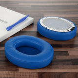 Geekria QuickFit Replacement Ear Pads for Beats Studio 3 (A1914), Studio 3.0 Wireless Headphones Ear Cushions, Headset Earpads, Ear Cups Cover Repair Parts (Blue)