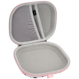 Geekria Shield On-Ear Headphones Case Compatible with JBL Tune 510BT, Tune 660NC, Tune 560BT, Tune 500BT Case, Replacement Hard Shell Travel Carrying Bag with Cable Storage (Pink)