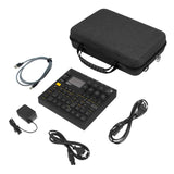 Geekria Audio Interface Carrying Case, Compatible with Elektron Digitakt II / Digitone II / Syntakt 12 / Analog Heat MKII / Hard Shell Travel Bag (Dark Gray)