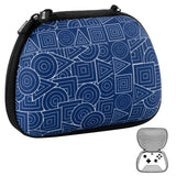 Geekria Controller Travel Case Compatible with Nintendo Switch Pro Controller, Hard Shell Carrying Bag, Protective Storage with Internal Mesh Pocket for Charging Cable (Blue)