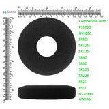 Geekria Comfort Foam Replacement Ear Pads for GRADO PS1000, GS1000, SR80e, SR80i, SR125i, SR225i, SR60, SR80, SR125 GW100x Headset Earpads, Ear Cups Cover Repair Parts (Black)