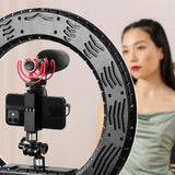 Geekria for Creators 3.5mm TRRS to TRS Coiled Right Angle Microphone Cable 1.6 ft / 50 CM, Compatible with Rode SC7, VideoMicro, VideoMic GO II, Wireless GO II 1/8 Male to Male Mic Cord (Black)