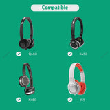 Geekria Audio Cable Compatible with AKG Q460, K480, K430, K450, K451, K452, JBL J55 series, J88 series Headphones, 2.5mm to 3.5mm Braided Nylon Replacement Stereo Cord (1.9ft/0.6m)