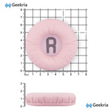 Geekria NOVA Leatherette Replacement Ear Pads Compatible with JBL JR 300/ 300BT, T 450BT/ 500BT, Tune 500/ 500BT/ 510BT/ 520 Headphones Ear Cushions, Repair Parts with Video Guide (Pink)