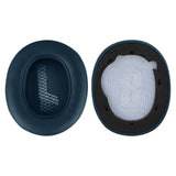 Geekria QuickFit Replacement Ear Pads for JBL Live 650 BTNC, Lifestyle E65BTNC, Duet NC, Live 660 NC Ear Cushions, Repair Parts (Blue)
