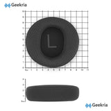 Geekria Comfort Mesh Fabric Replacement Ear Pads for Microsoft Surface GEN I / GEN II Headphones Ear Cushions, Repair Parts (Black)