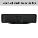Geekria Protein Leather Headband Pad Compatible with Sennheiser HD620S, HD400 Pro, HD560S Headphones, Replacement Band Repair Part (Black)