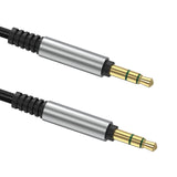 Geekria Audio Cable Compatible with Sony MDR-1AM2 MDR-XB950N1 WH-ULT900N WH-XB920N WH-1000XM5 INZONE H5 Headphones Cable, 1/8" (3.5mm) to 3.5mm Braided Nylon Replacement Stereo Cord (4 ft/1.2 m)