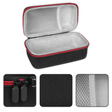 Geekria Shield Speaker Case Compatible with MARSHALL EMBERTON, EMBERTON II/III Cover, Replacement Hard Shell Portable Speaker Protective Carrying Bag with Cable Storage Keychain Hook (Black)