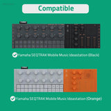 Geekria Hard Shell Travel Case Compatible with Yamaha SEQTRAK Mobile Music Ideastation, Audio Sampler Carrying Bag (Dark Gray)