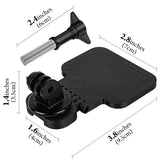 Geekria Magnetic Mount Stand Compatible with GoPro MAX 2, Hero 13, 12, 11, DJI Osmo Action 6 Action Camera, Desktop Stabilizer Mounts, Adjustable Handle, Suitable for Desk, Outdoor (Black)