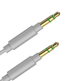 Geekria Audio Cable Compatible with Beats Studio Pro/3/2, Solo 4/3, Mixr, Executive Headphones , 1/8" (3.5mm) to 3.5mm Aux Replacement Stereo Cord (4 ft/1.2 m)