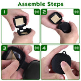 Geekria Silicone Case Cover Compatible with JBL Wave 300TWS True Wireless Earbuds, Protective Earphones Skin Cover with Keychain Hook, Charging Port Accessible, Support Wireless Charging (White)