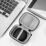 Geekria Shield Earbuds Case Compatible with Bose New QC, QC Ultra, QC Earbuds ii, Ultra Open True Wireless Earbuds, Replacement Hard Shell Travel Carrying Bag with Carabiner Clip (Dark Grey)