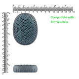 Geekria Protein Leather Replacement Earpads Compatible with Skullcandy Riff Wireless, Riff2 Wired/Wireless On-Ear Headphones