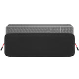 Geekria Keyboard Travel Carrying Pouch, Compatible with Logitech MX Keys S / MX Mechanical / MK955, Keychron B6 Pro, Apple Magic Keyboard with Numeric (Black)