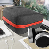 Geekria Shield Headphones Case for Large-Sized Over-Ear Headphones, Replacement Hard Shell Travel Carrying Bag with Cable Storage, Compatible with HiFiMAN Sundara-C, Grado Headsets (Dark Grey)