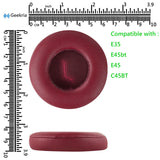 Geekria QuickFit Replacement Ear Pads for JBL E35, E45bt, E45, C45BT Headphones Ear Cushions, Repair Parts (Red)