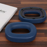 Geekria QuickFit Replacement Ear Pads Compatible with Bowers & Wilkins Px8, Px7 S2 ( Do Not Fit Px7, Px7S2e) Headphones, Ear Cushions, Repair Parts (Blue)