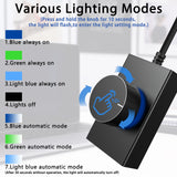 Geekria Volume Control Knob with Rotate Volume Adjustment One Key Mute Function, Aluminum alloy casing Computer Audio Control Adapter, Support Windows XP/Vista/7/8/10/11 macOS (Black)