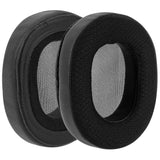 Geekria Comfort Mesh Fabric Replacement Ear Pads Compatible with Plantronics RIG 800 Pro, RIG 600 Pro, RIG 900 MAX, RIG 700HX Headphones, Ear Cushions Repair Parts (Black)