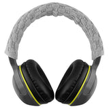 Geekria Knit Fabric Headband Cover Compatible with SONY WH-1000XM6/1000XM5/1000XM4/1000XM3, INZONE H3/H5/H7/H9 Beats Studio 3, Studio 2.0 Headphones, Replacement Repair Part (Grey)