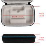Geekria Hard Carrying Case Compatible with Razer KISHI V2, Mobile Gaming Controller, Portable Storage Bag, Scratch and Shockproof Compact Travel Box (Black)