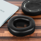 Geekria QuickFit Replacement Ear Pads Compatible with JBL Quantum ONE Wireless Headphones, Ear Cushions with Video Guide (Black)