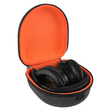 Geekria Shield Headphones Case for Foldable Over-Ear Headphones, Hard Shell Travel Carrying Bag, Compatible with JLab, Bose, V-MODA, Marshall Headsets (Dark Grey)