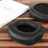 Geekria Elite Replacement Ear Pads for DENON AH-D600, AH-D7100 Headphones Ear Cushions, Headset Earpads, Ear Cups Cover Repair Parts (Black)