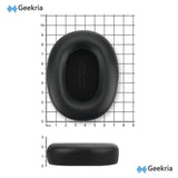 Geekria Replacement Ear Pads for BASEUS H1i Headphones Ear Cushions, Repair Parts (Black)